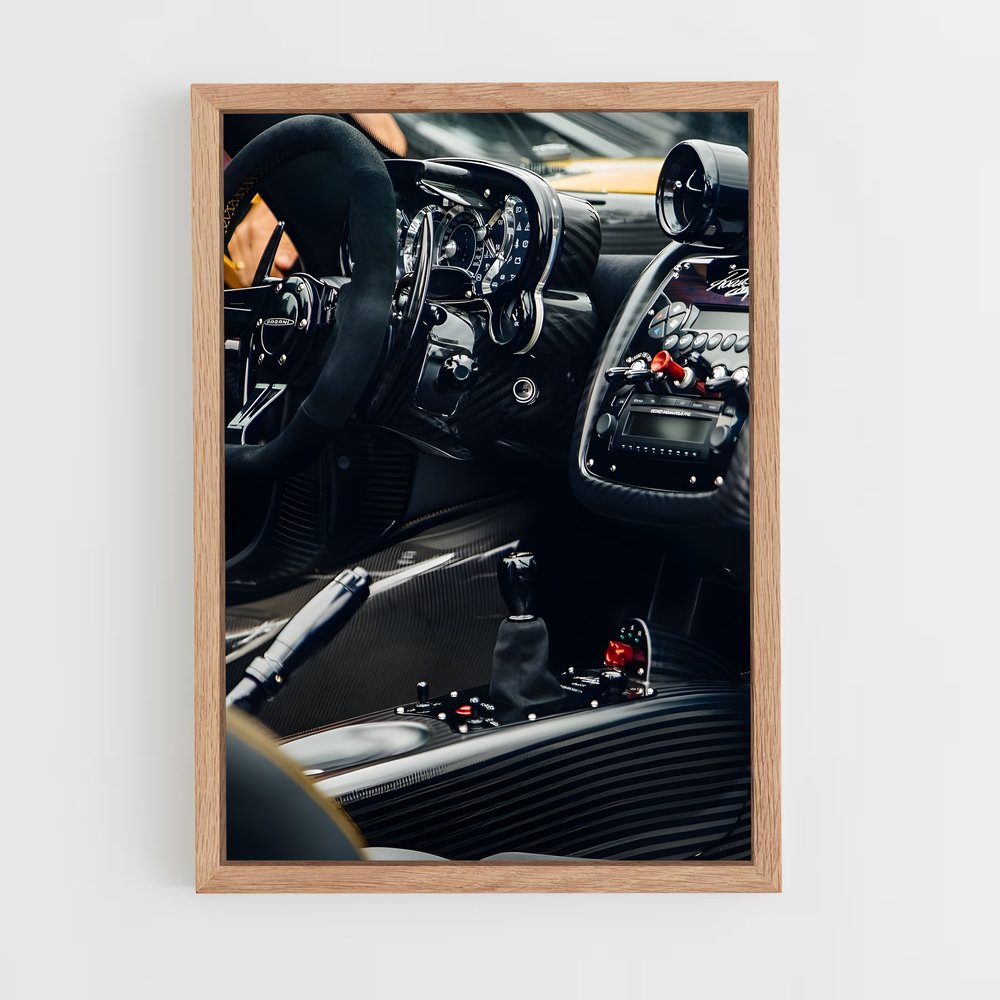 Poster Intérieur Zonda – affiche Pagani (vue 4)